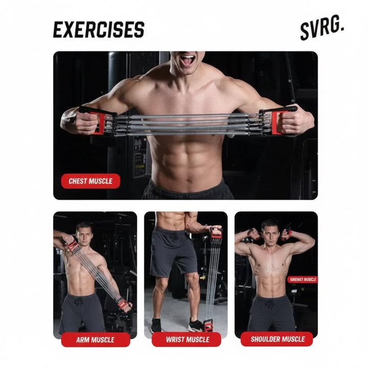 Body-Building Spring Chest Expander – Rosavelle